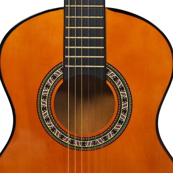 vidaXL Gitarr för barn 8 delar klassisk 1/2 34" Brun