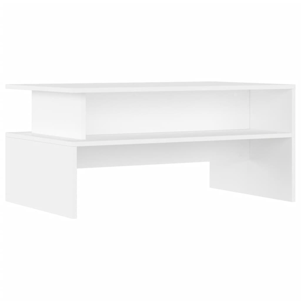 vidaXL Soffbord vit 90x55x42,5 cm konstruerat trä Vit