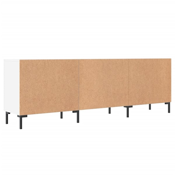 vidaXL Tv-bänk vit 150x30x50 cm konstruerat trä Vit