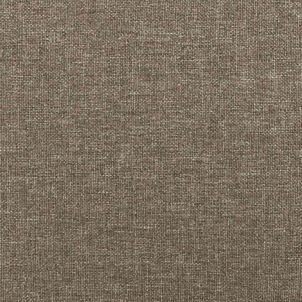 vidaXL Sängram med huvudgavel utan madrass taupe 80x200 cm tyg Taupe