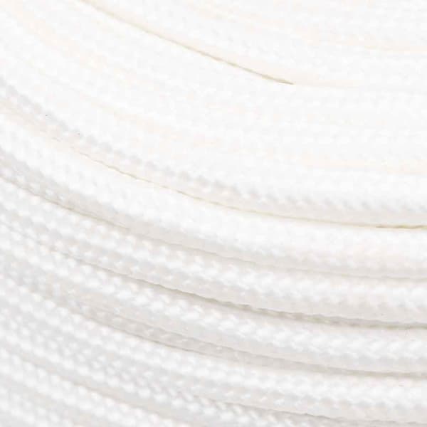 vidaXL Båtlina helvit 6 mm 100 m polypropylen