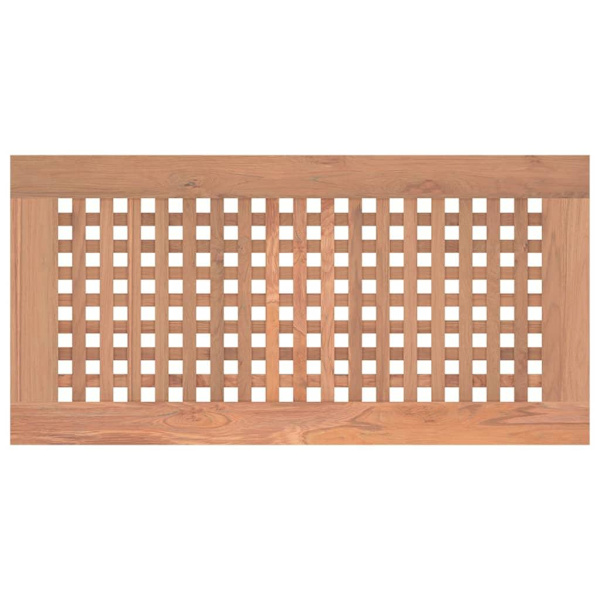 vidaXL Duschpall 60x30x45 cm massiv teak Brun