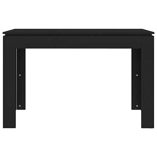 vidaXL Matbord svart 120x60x76 cm konstruerat trä Svart