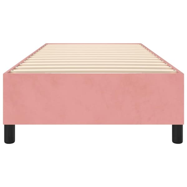 vidaXL Ramsäng rosa 80x200 cm sammet Rosa