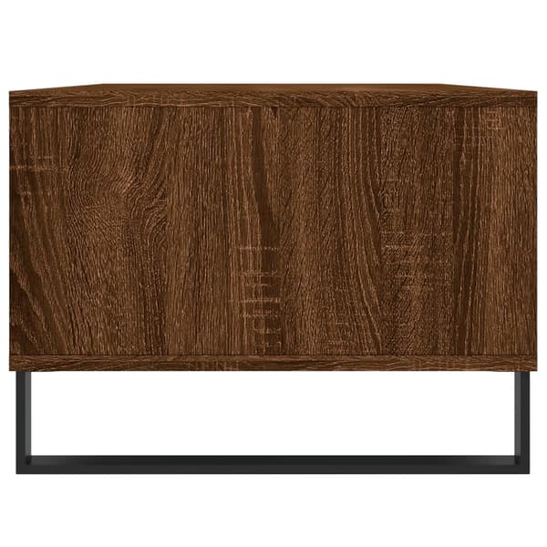 vidaXL Soffbord brun ek 90x50x36,5 cm konstruerat trä Brun