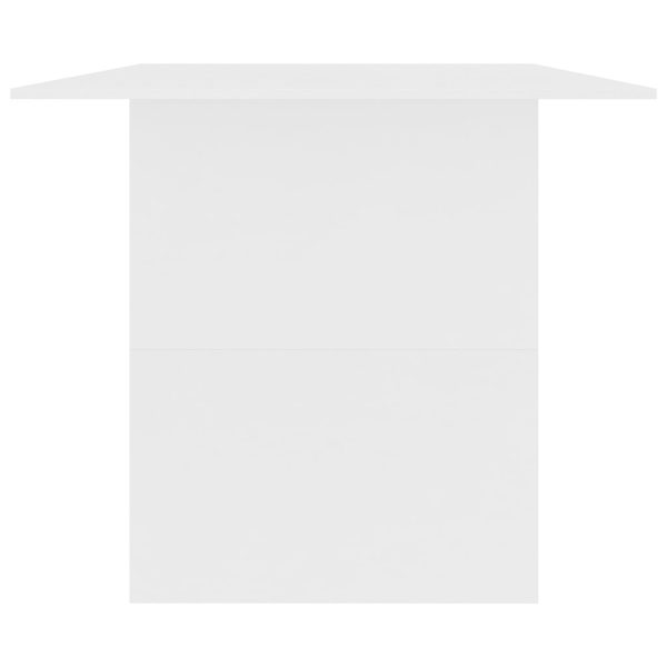 vidaXL Matbord vit 180x90x76 cm konstruerat trä Vit