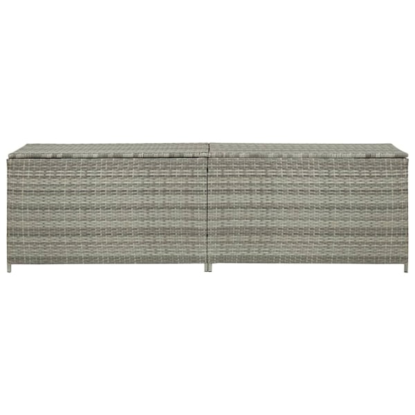 vidaXL Dynbox konstrotting 200x50x60 cm grå grå