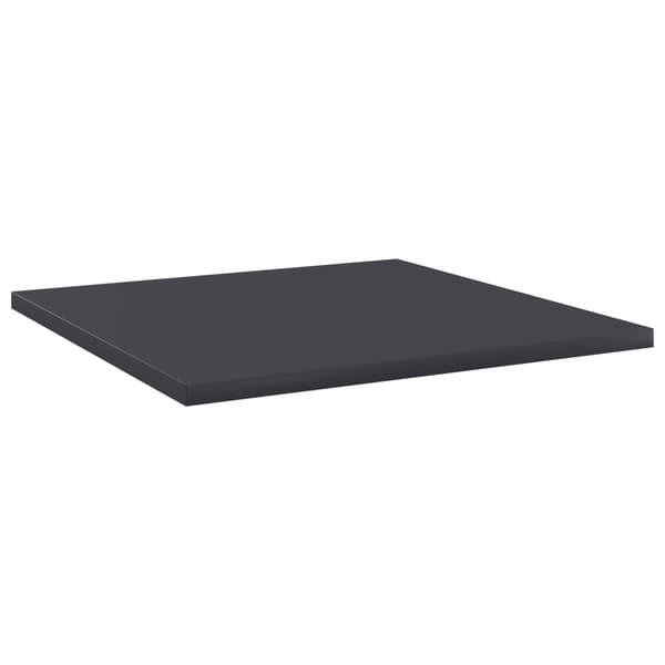 vidaXL Hyllplan 8 st grå 40x40x1,5 cm konstruerat trä grå