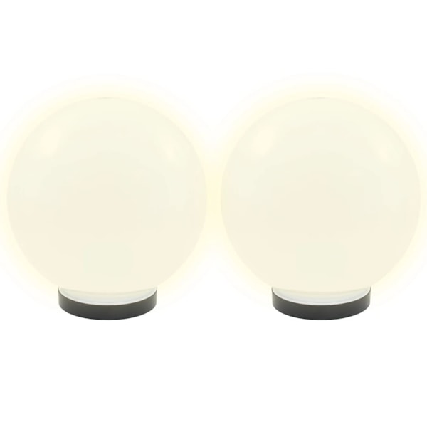 vidaXL Globlampor 4 st LED sfäriska 25 cm PMMA Vit
