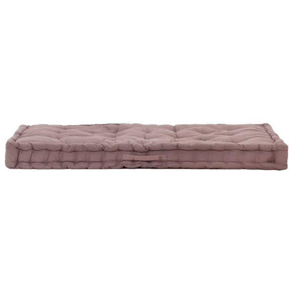 vidaXL Dyna till pallsoffa 2 st bomull taupe Taupe