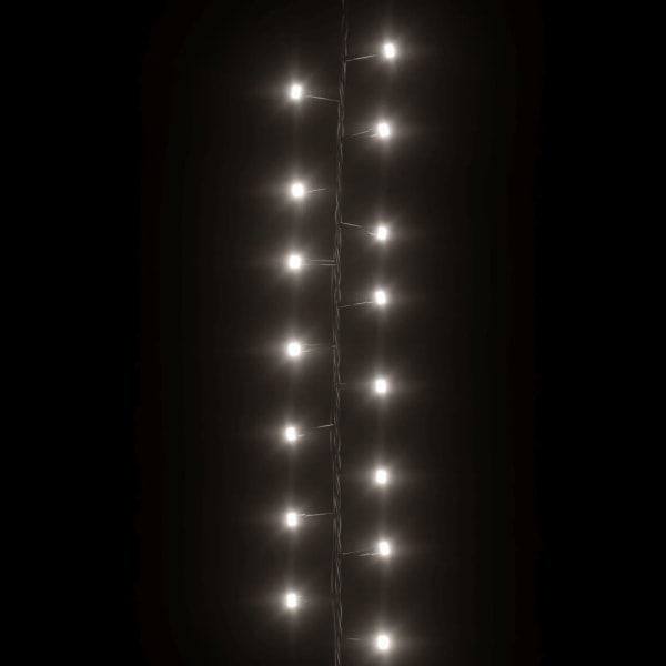 vidaXL Kompakt ljusslinga med 2000 LED kallvit 45 m PVC Cold white and dark green