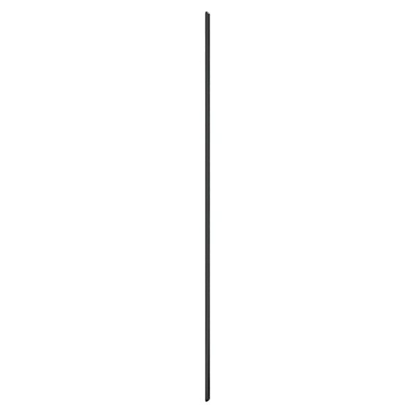 vidaXL Glasskiva för öppen spis rektangulär 100x60 cm