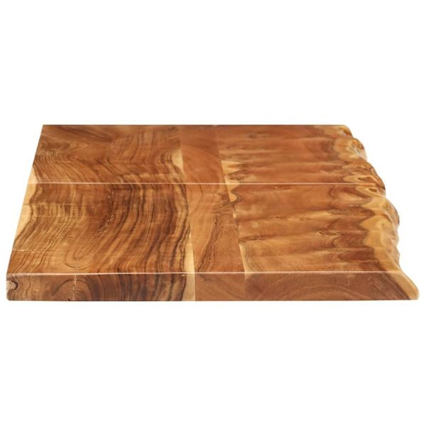 vidaXL Bänkskiva för badrum massivt akaciaträ 140x52x3,8 cm