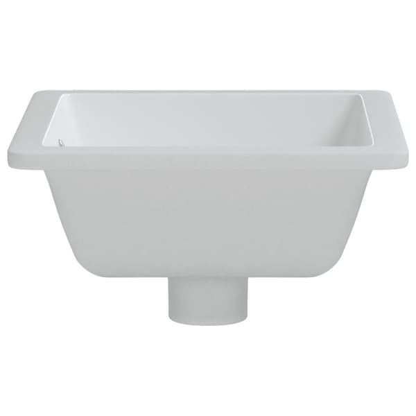 vidaXL Handfat vit 36x31,5x16,5 cm rektangulär keramik Vit