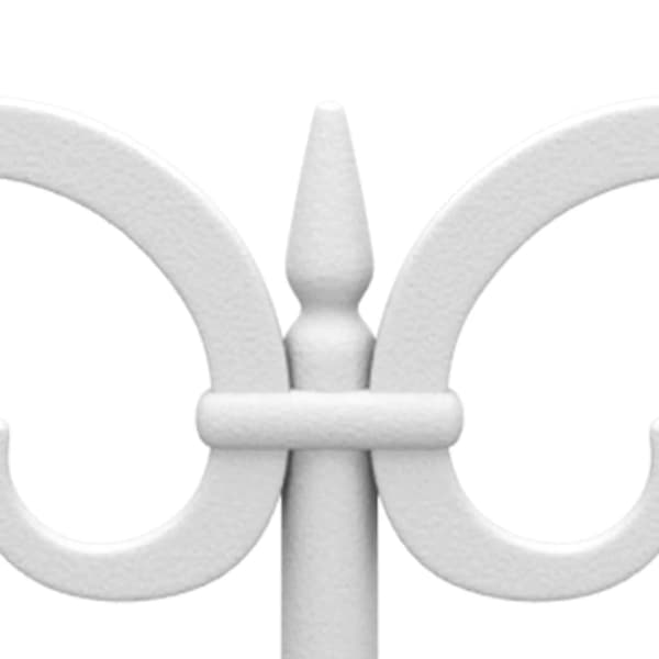 vidaXL Rabattkanter 17 st vit 10 mm PP Vit
