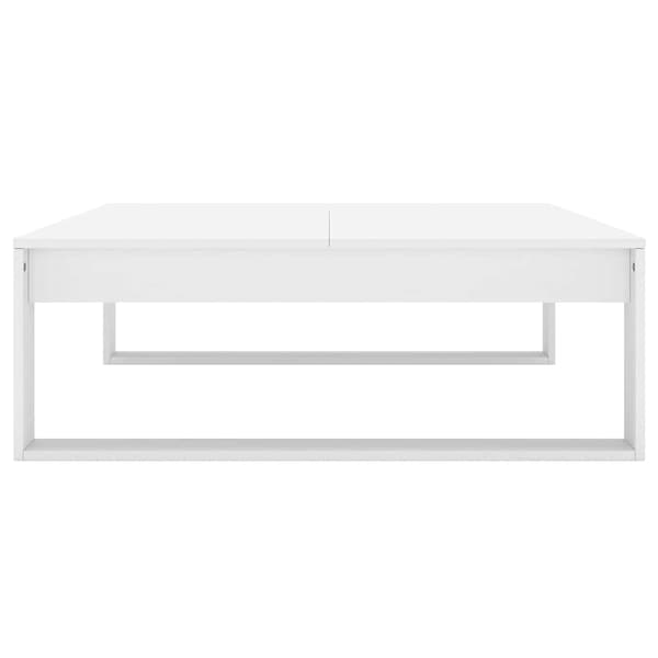 vidaXL Soffbord vit 100x100x35 cm konstruerat trä Vit