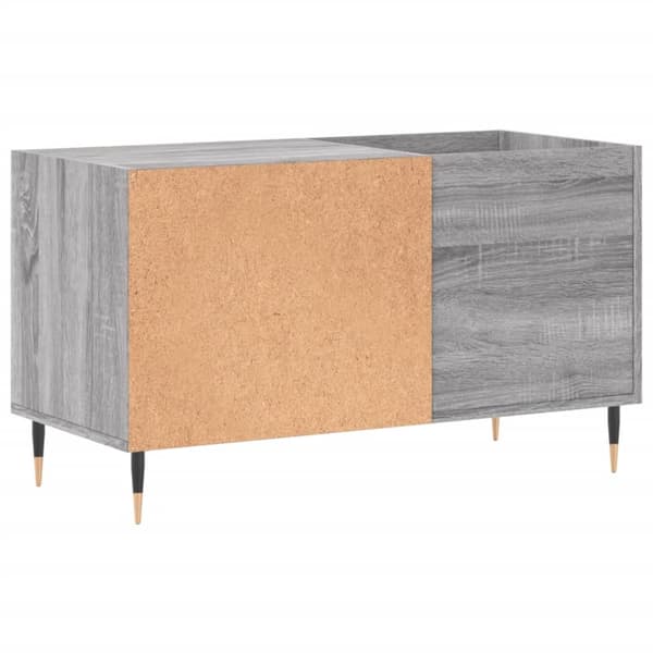 vidaXL Stereobänk grå sonoma 85x38x48 cm konstruerat trä Grå