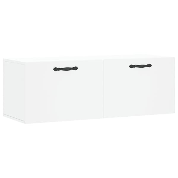 vidaXL Väggskåp vit 100x36,5x35 cm konstruerat trä Vit