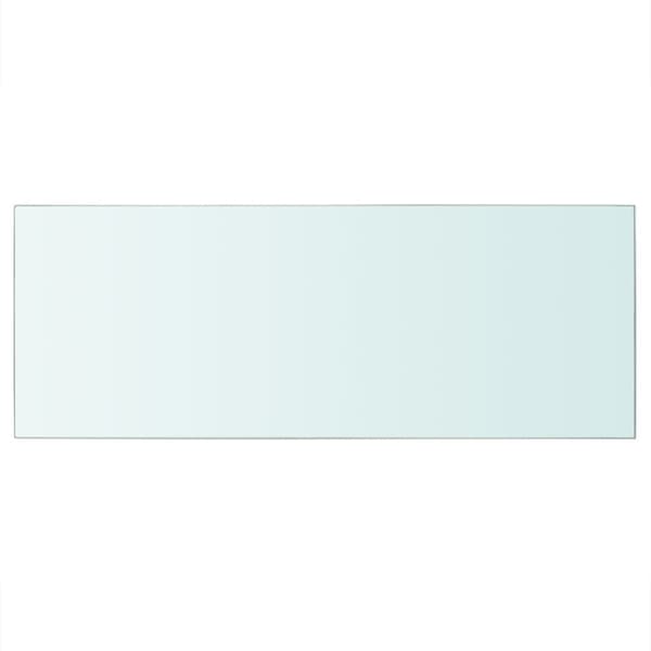 vidaXL Hyllplan glas genomskinlig 60x25 cm Transparent