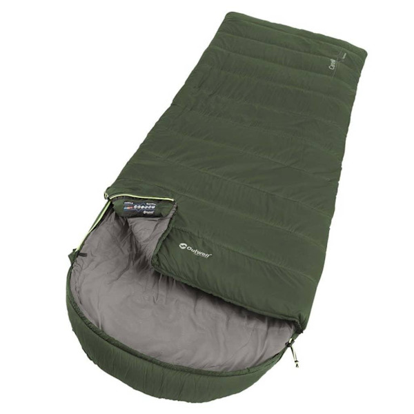 Outwell Sovsäck Canella Supreme skogsgrön Grön