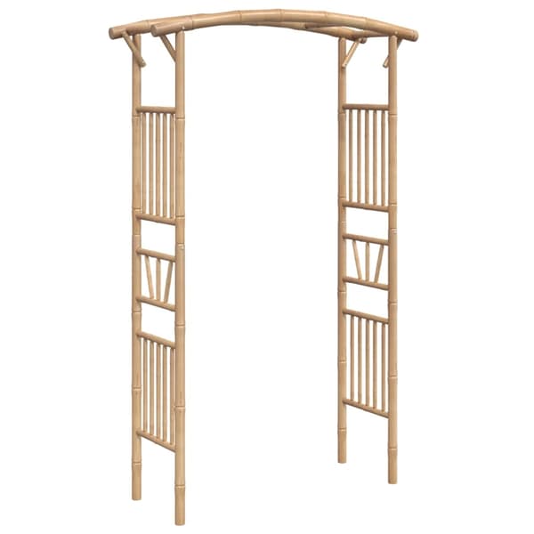 vidaXL Rosenbåge bambu 118x40x187 cm Brun