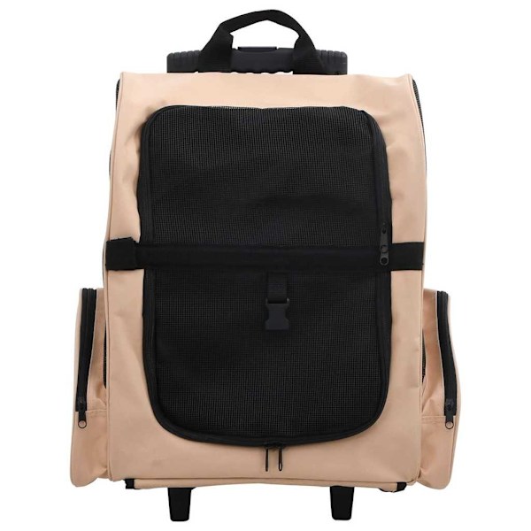 vidaXL Beige fällbar multifunktionell djurväska Beige