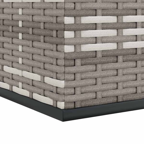 vidaXL Dynbox PE-rotting 145x100x103 cm grå grå