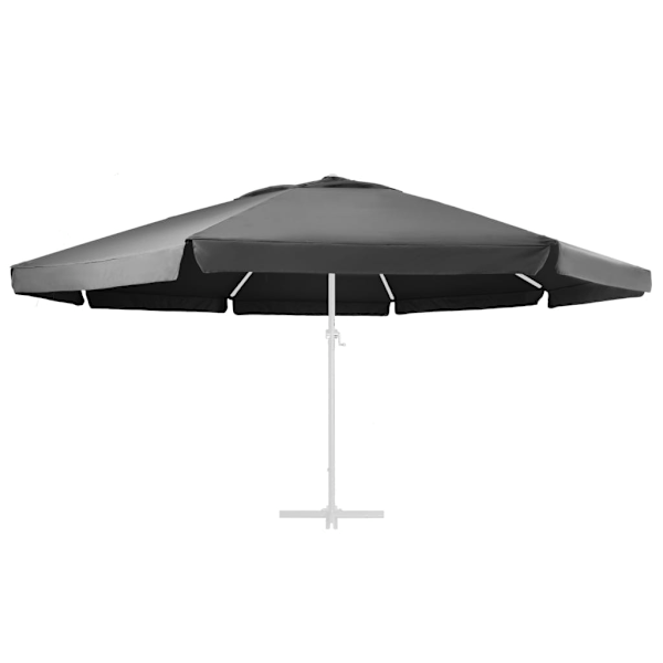 vidaXL Reservtyg för parasoll antracit 600 cm Anthracite