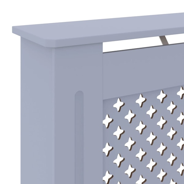 vidaXL Elementskydd MDF grå 78 cm grå