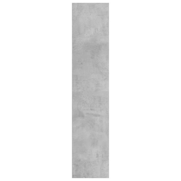 vidaXL Bokhylla/tv-bänk betonggrå 36x30x143 cm konstruerat trä grå