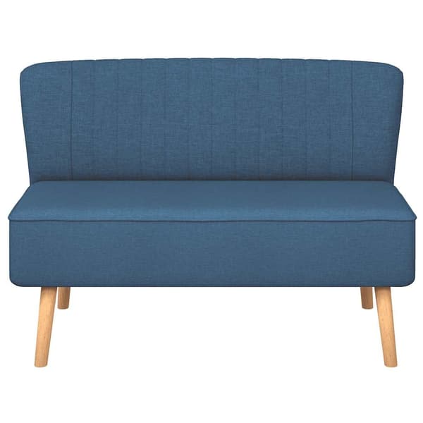 vidaXL Soffa 117x55,5x77 cm tyg blå Blå