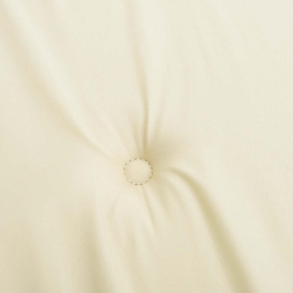vidaXL Solsängsdyna gräddvit (75+105)x50x4 cm Creme
