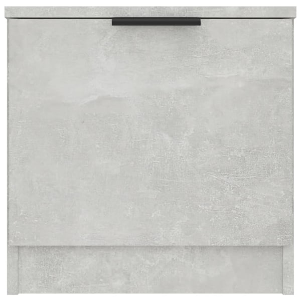 vidaXL Sängbord betonggrå 40x39x40 cm Grå