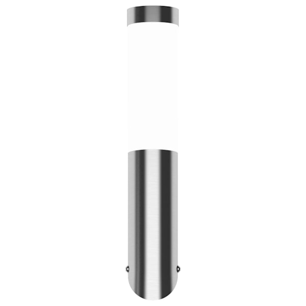 vidaXL Utebelysning Enego vägglampa Silver