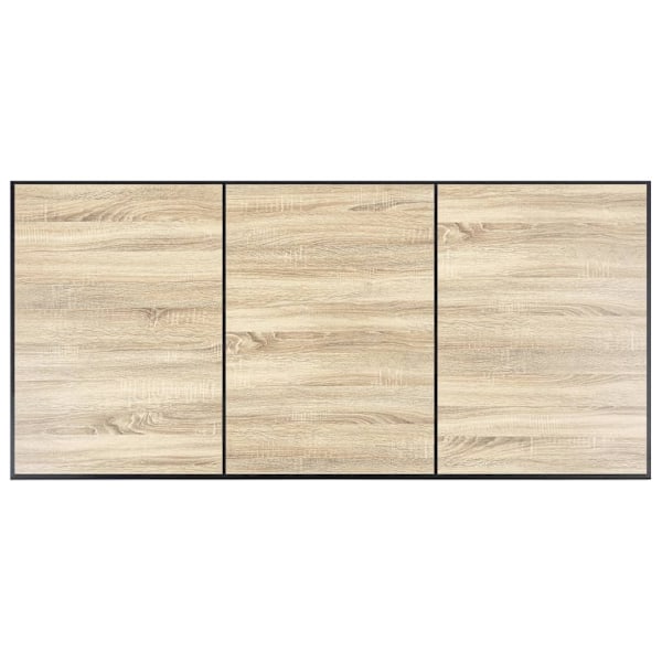 vidaXL Matbord ek 200x100x75 cm MDF Brun