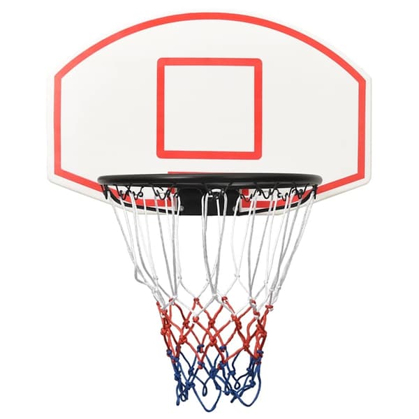 vidaXL Basketplatta vit 71x45x2 cm polyeten Vit