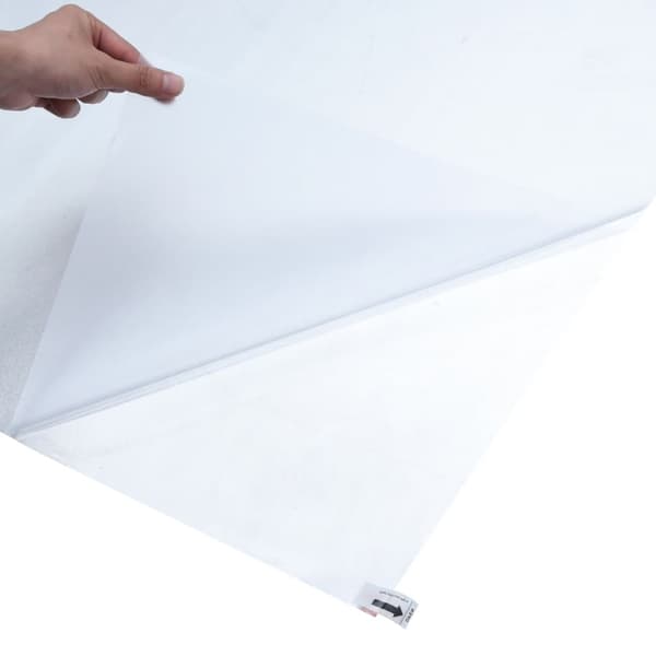 vidaXL Fönsterfilm statisk frostad grå 45x2000 cm PVC Transparent