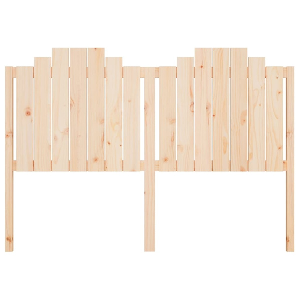 vidaXL Sänggavel 166x4x110 cm massiv furu Brun