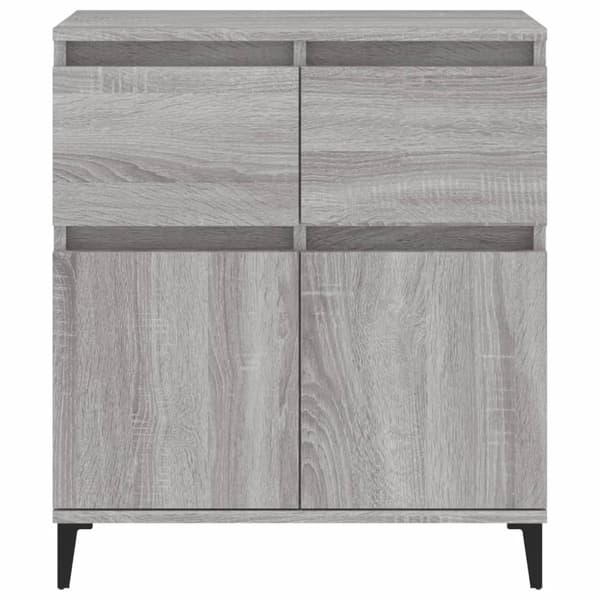 vidaXL Byrå grå sonoma 60x35x70 cm konstruerat trä Grå
