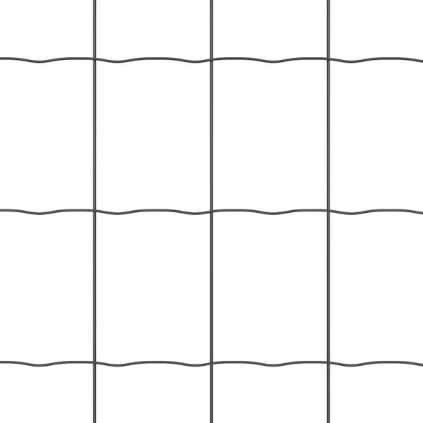 vidaXL Markfixerat Svetsat Stängsel 10 x 0,4 m (B x H) Grå