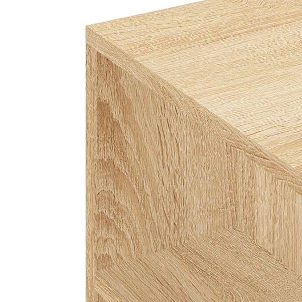 vidaXL Tv-bänk sonoma-ek 102x34,5x43 cm konstruerat trä Brun