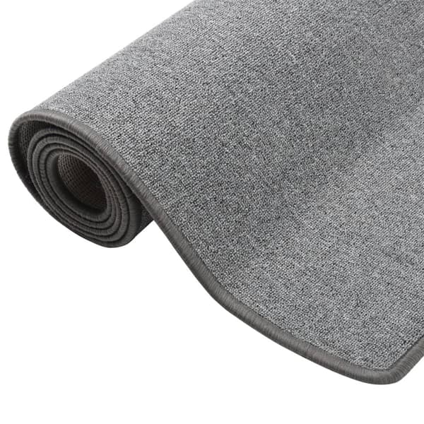 vidaXL Gångmatta mörkgrå 80x250 cm grå