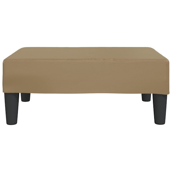 vidaXL Fotpall cappuccino 78x56x32 cm konstläder Brun