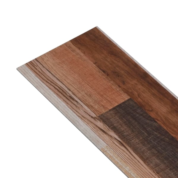 vidaXL Självhäftande PVC-golvplankor 2,51 m² 2 mm flerfärgad multifärg