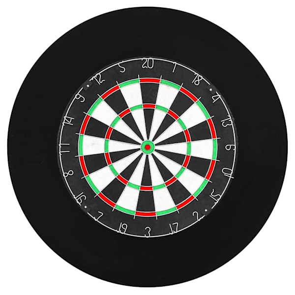 vidaXL Professionell darttavla sisal med 6 pilar och väggskydd multifärg