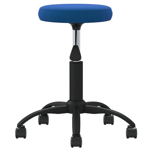 vidaXL Massagepall blå sammet Blå