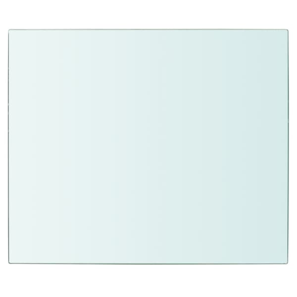 vidaXL Hyllplan 2 st glas genomskinlig 30x20 cm Transparent