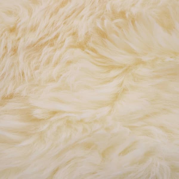 vidaXL Fårfäll 60x180 cm vit Vit
