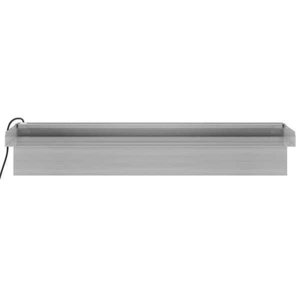 vidaXL Vattenfall med RGB LED rostfritt stål 45 cm Silver