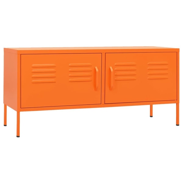 vidaXL Tv-bänk orange 105x35x50 cm stål Orange
